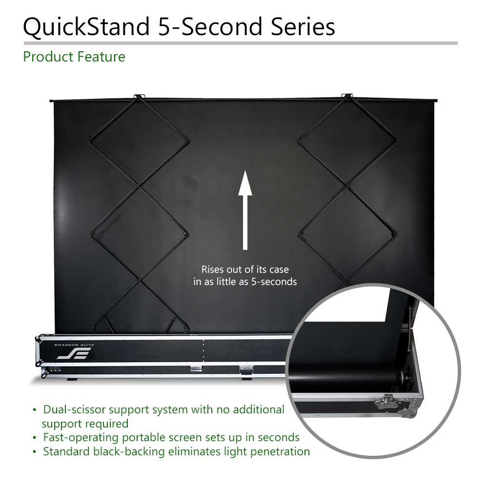 Amazon.co.jp: Elite Screens QuickStand 5秒シリーズ 180インチ 16:9